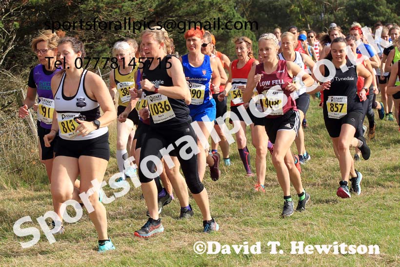 Senior womens 2022 NEHL Druridge Bay, Northumberland, Sunday, October 9th. Photo: David T. Hewitson/Sports for All Pics